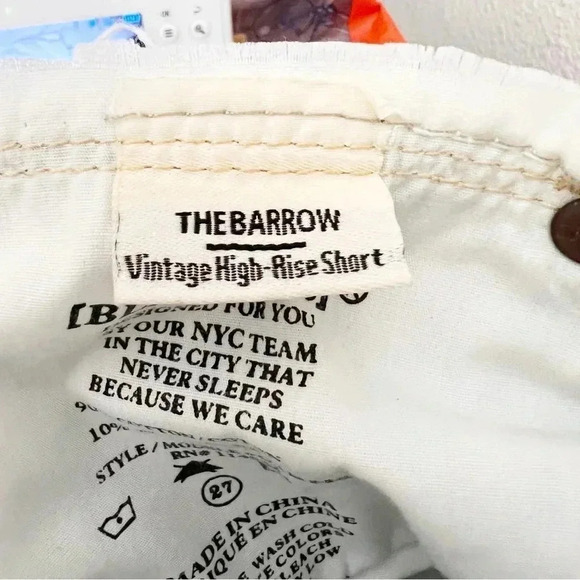 Blank NYC Light Wash The Barrow Vintage High Rise Jean Shorts, Size 27 - Picture 6 of 10